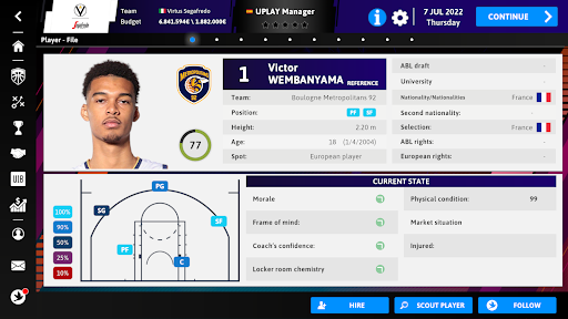 iBasketball Manager 23 ekran görüntüsü