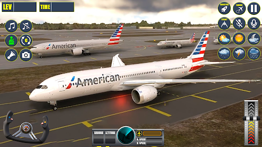 Real Airplane Flying Sim 3D ekran görüntüsü