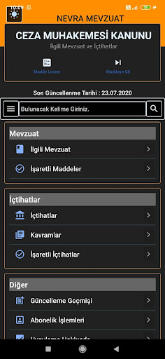 Ceza Muhakemesi Kanunu ekran görüntüsü
