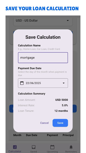 Credit Card Payment Calculator ekran görüntüsü