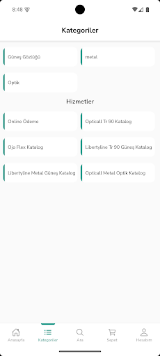 Optiksan ekran görüntüsü