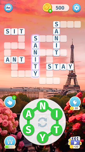 Sky Words: Relax Puzzle Games ekran görüntüsü