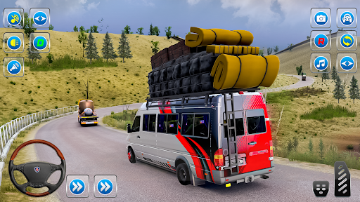 Van Driving Offroad Game 3D ekran görüntüsü