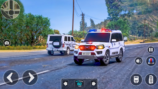 Police Car Driving:Chase Game ekran görüntüsü