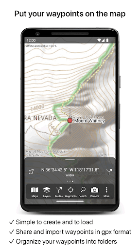 Topo GPS ekran görüntüsü
