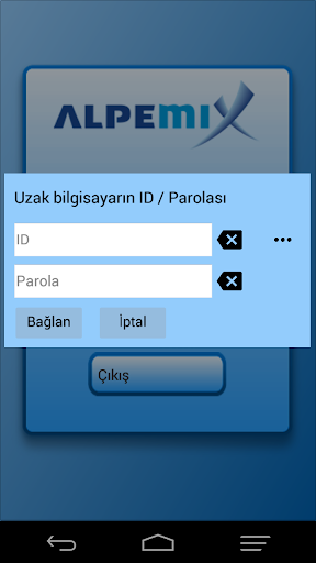 Alpemix Uzak Masaüstü ekran görüntüsü