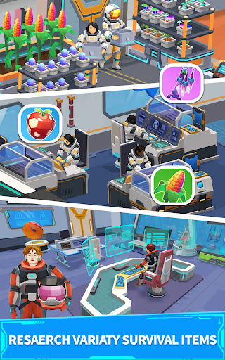 Idle Survivor Space Odyssey ekran görüntüsü