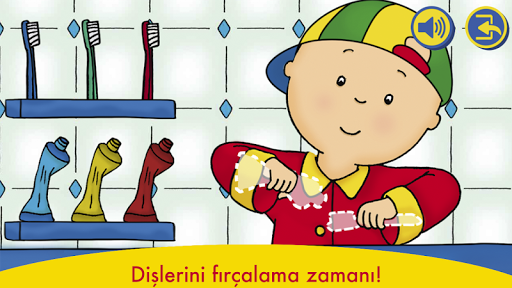 Caillou ile bir gün ekran görüntüsü