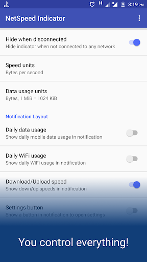 NetSpeed Indicator ekran görüntüsü
