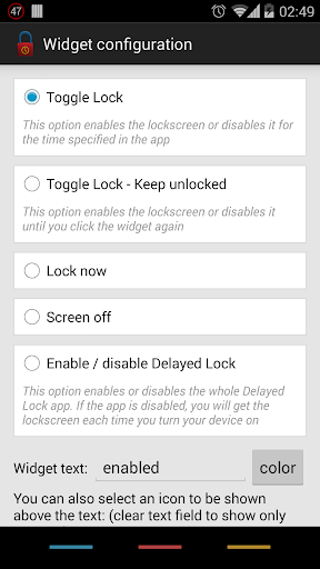 Delayed Lock ekran görüntüsü