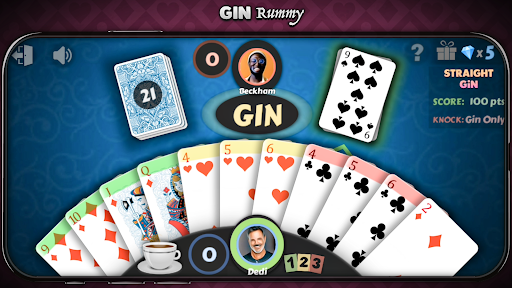 Gin Rummy - Offline ekran görüntüsü