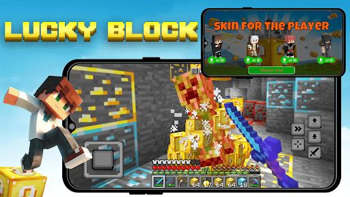 Mod Lucky Block for Minecraft ekran görüntüsü