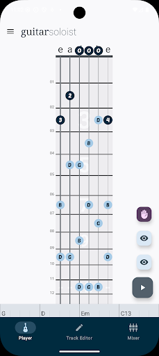 Guitar Soloist: Studio ekran görüntüsü