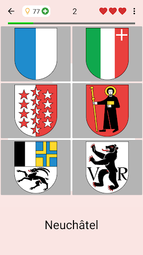Swiss Cantons - Map & Capitals ekran görüntüsü