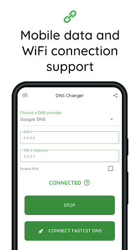 DNS Changer & Net Speed Test ekran görüntüsü