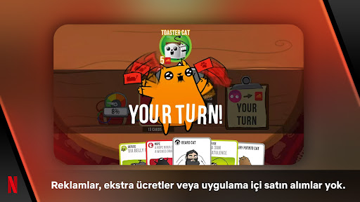 Exploding Kittens NETFLIX ekran görüntüsü