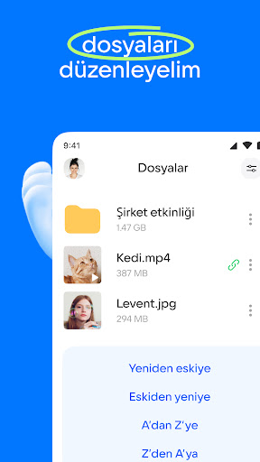 Cloud: Bulut depolama alanı ekran görüntüsü