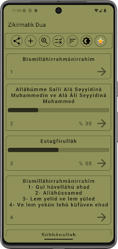 Zikirmatik Dua ekran görüntüsü