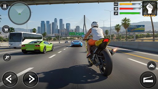 Crime Car City Gangster Games ekran görüntüsü