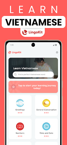 Learn Vietnamese - Lingokit ekran görüntüsü