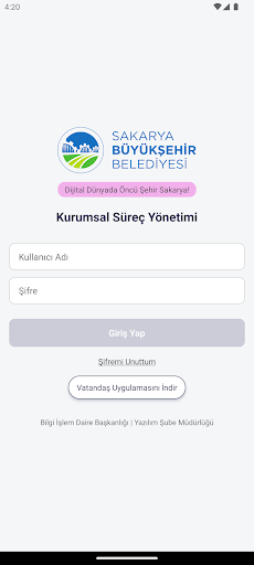 SBB Kurumsal ekran görüntüsü