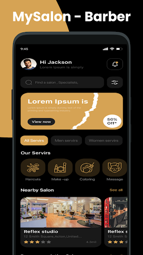 Barber Shop Beauty Salon App ekran görüntüsü