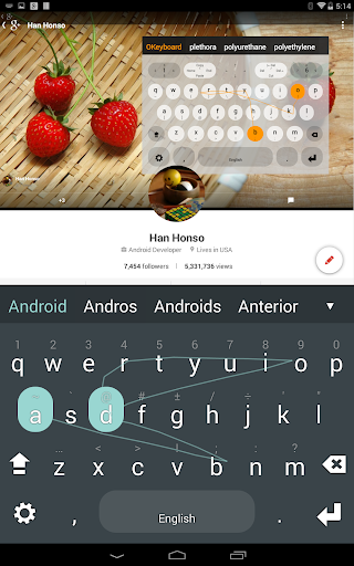 Türkçe Klavye (O keyboard) ekran görüntüsü