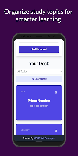 Flashcard Generator ekran görüntüsü