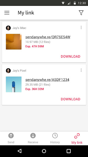 Send Anywhere (Dosya Aktarma) ekran görüntüsü