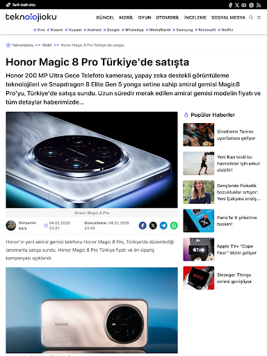 Teknoloji Oku ekran görüntüsü