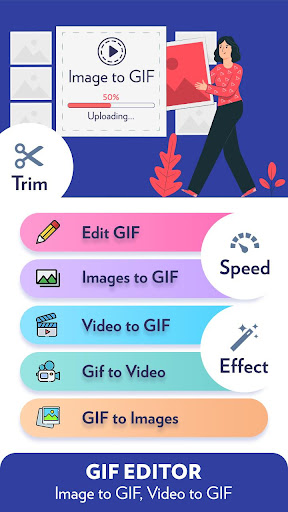GIF Editor: Image to GIF, Vide ekran görüntüsü