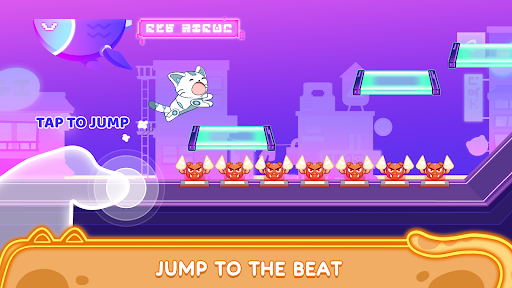 Cat Dash: Cute Cat Music Game ekran görüntüsü