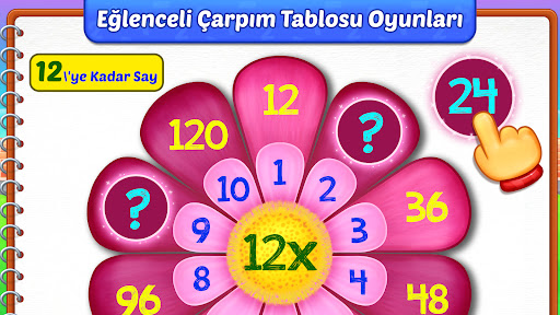 Çocuklar için Çarpma Oyunları ekran görüntüsü