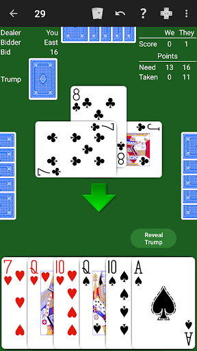 29 Card Game - Expert AI ekran görüntüsü