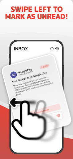 Swipe & Clean Mailbox - MailUp ekran görüntüsü