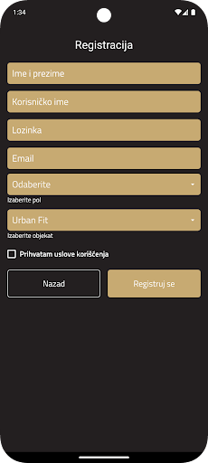 Urban Fit Loznica ekran görüntüsü