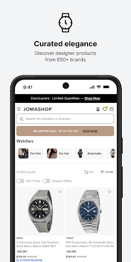 Jomashop - Shop Luxury Fashion ekran görüntüsü