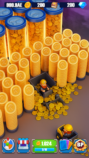 Idle Gold Miner: Kaz ve Yönet ekran görüntüsü