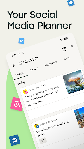 Buffer: Social Media Scheduler ekran görüntüsü
