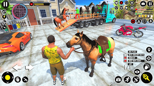 Animal Transport Truck Sim 3D ekran görüntüsü