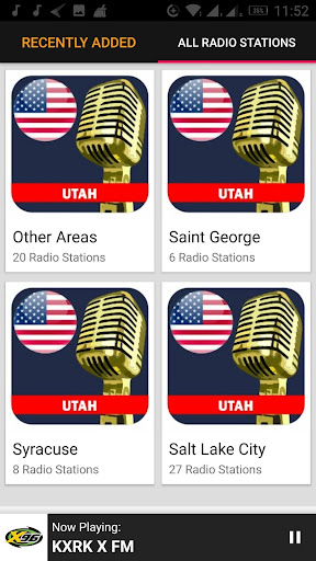 Utah Radio Stations - USA ekran görüntüsü