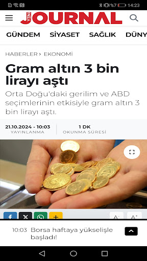Yeni Journal ekran görüntüsü