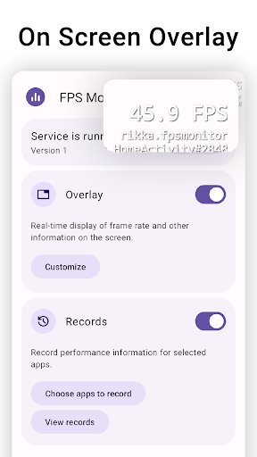 TakoStats - FPS & Perf overlay ekran görüntüsü
