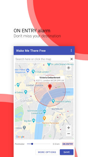 Wake Me There - GPS Alarm ekran görüntüsü