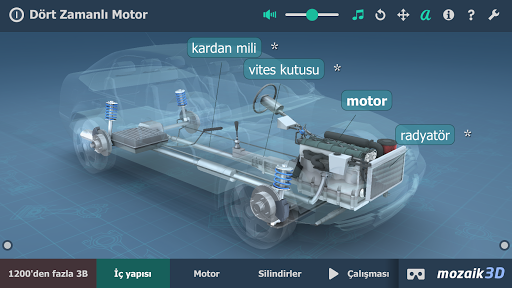Dört Zamanlı Motor 3B ekran görüntüsü