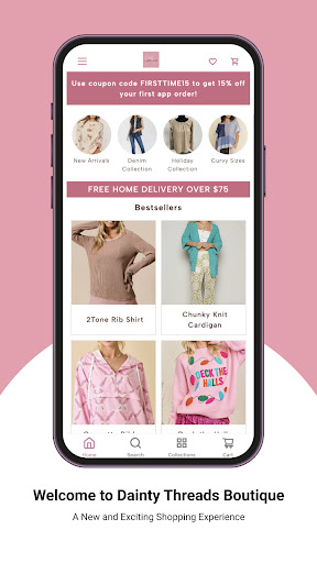 Dainty Threads Boutique ekran görüntüsü