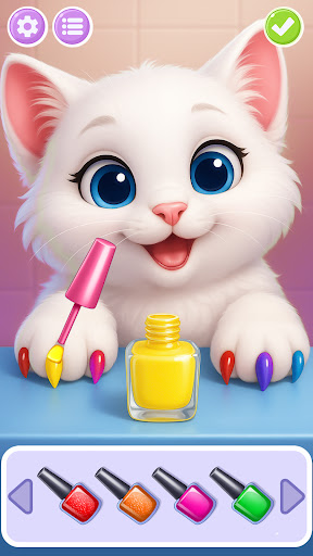 Kitty Nail Salon Daycare Cute ekran görüntüsü