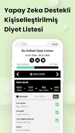 DiyetIQ - AI Diyet & Kalori ekran görüntüsü