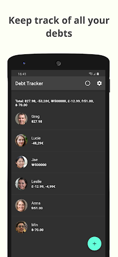 Debt Tracker ekran görüntüsü
