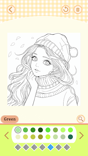 Kız Boyama:Girls Coloring Book ekran görüntüsü